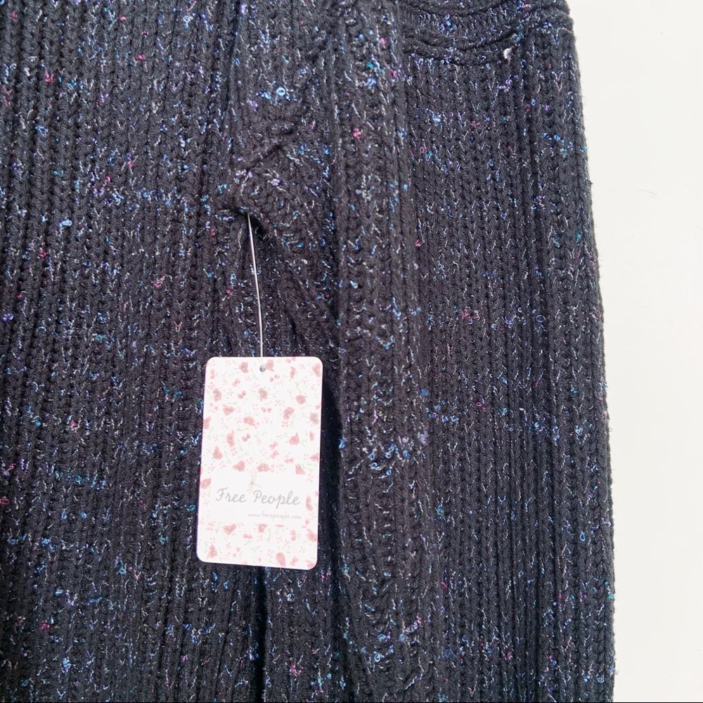 NWT Free People Leo Tunic Sweater - Blacklight Party - Picture 4 of 11